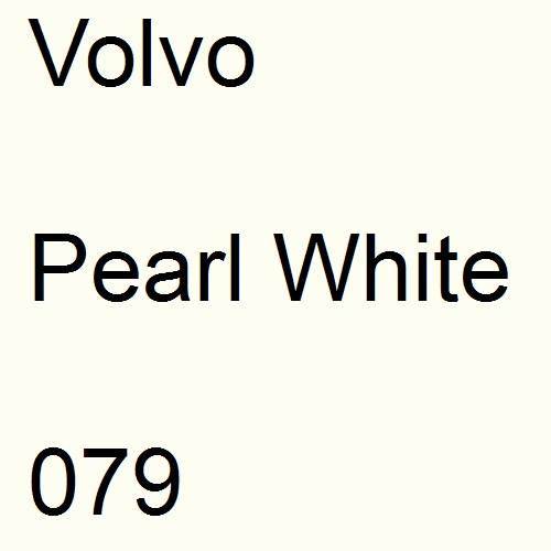 Volvo, Pearl White, 079.